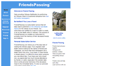 Desktop Screenshot of friendspassing.com